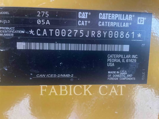Cat 27505, Skid Steer Loader, 379 hours, S/N: R8Y00861, 2025 - Image 6
