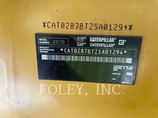 Caterpillar 287B, Track Loader, 1701 hours, S/N: ZSA01294, 2005 - Image 6