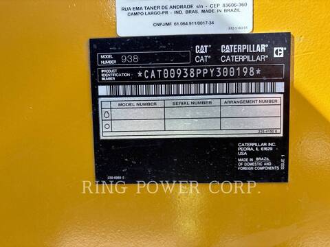 Cat 938QC, Wheel Loader, 862 hours, S/N: PY300198, 2025 - Image 5
