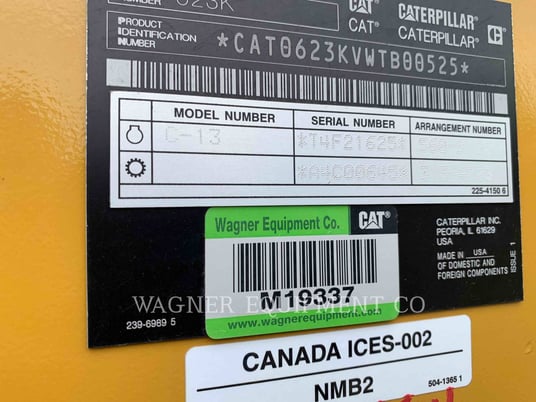 Caterpillar 623K, Wheel Tractor Scraper, 2597 hours, S/N: WTB00525, 2023 - Image 6