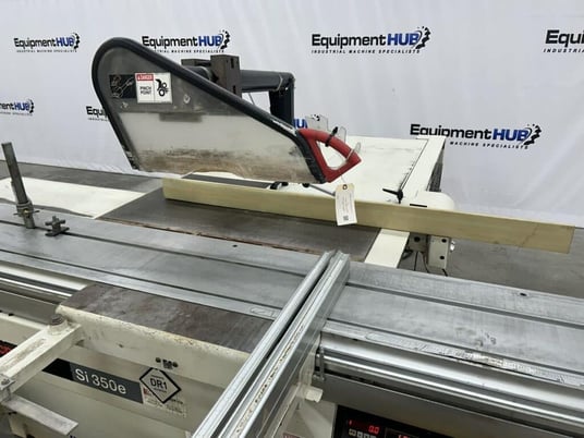 SCM #SI-350-E, sliding table saw with programmable fence, powered tilt/height adjustment, 2003 - Image 9