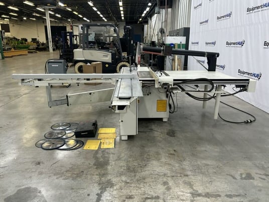 SCM #SI-350-E, sliding table saw with programmable fence, powered tilt/height adjustment, 2003 - Image 10