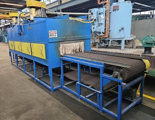 30" width x 12" H x 168" L Thermcraft Belt Tempering Furnace, Elec 1000&deg;F. - Image 1