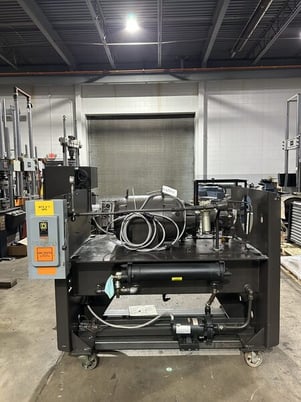 40 HP MTS #501.02, hydraulic power supply, 20 gpm, 3000 psi, 460 V., water cooled heat exchanger - Image 3