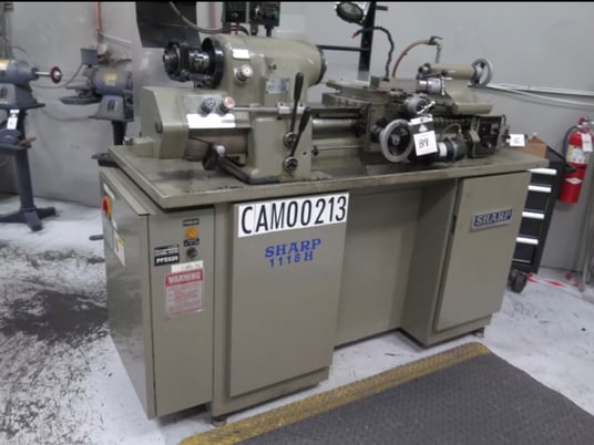 11" x 18" Sharp #1118H, Precision Toolroom Lathe, 6" swing over cross slide, 4000 RPM, inch/metric thread - Image 3