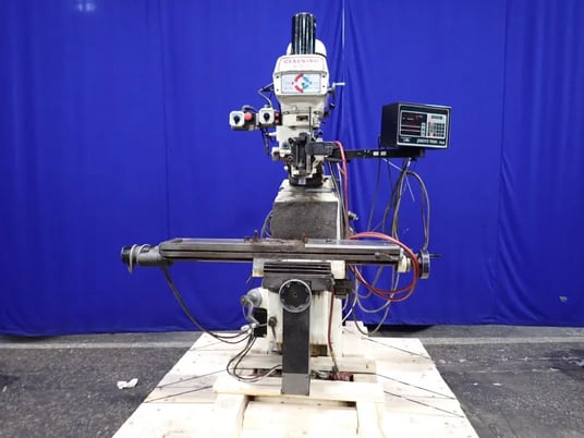 Clausing Kondia #FV-1, CNC Vertical Mill, w/Proto TRAK Plus Control, 9" x 49" Table, 1800 RPM, 230/440 V - Image 1