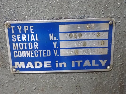 Hudson Machinery #F63HS, Die Cutting Press, 220/440 V - Image 10