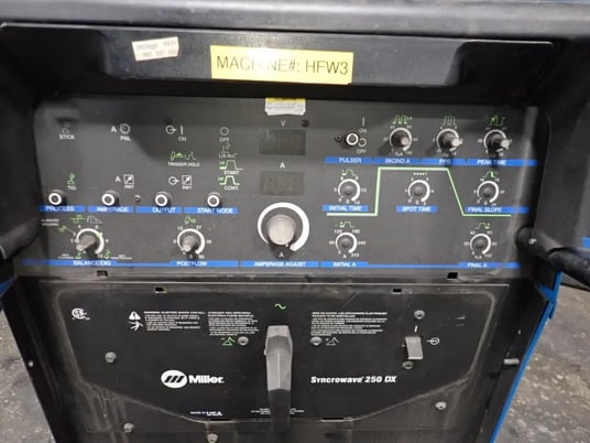 Miller #SyncroWave-250-DX, Welder, 310 Amps, 17 VDC, 200/230/460 VAC - Image 3