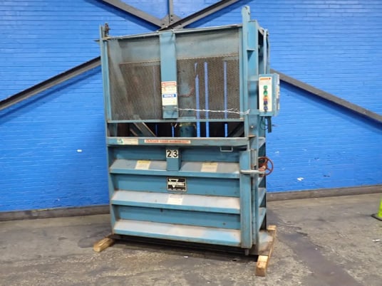 60" width x 30" D x 48" H Marathon Equipment #V-6030, Vertical Baler, 480 V, 2002 - Image 1