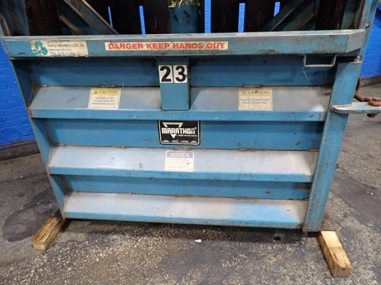 60" width x 30" D x 48" H Marathon Equipment #V-6030, Vertical Baler, 480 V, 2002 - Image 3
