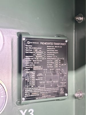 1000 KVA 12470 Primary, 480Y/277 Secondary, Padmount Transformers - Image 2