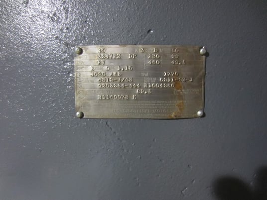 40 HP 1800 RPM U.S. Motors, Frame 324VPZ, 1.15SF, 230/460V., w/Hydromatic pump - Image 2