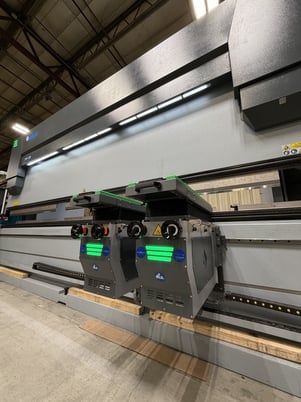 350 Ton, Accurl #Genius-Giant, hybrid sevor press brake, 20' overall, Delem DA69S, BGA4 - Image 1