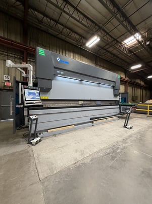 350 Ton, Accurl #Genius-Giant, hybrid sevor press brake, 20' overall, Delem DA69S, BGA4 - Image 6