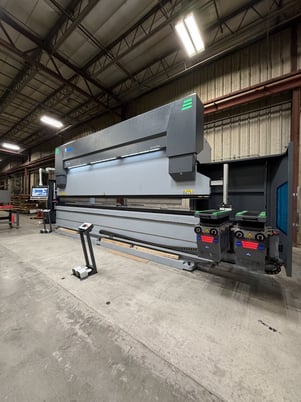 350 Ton, Accurl #Genius-Giant, hybrid sevor press brake, 20' overall, Delem DA69S, BGA4 - Image 8