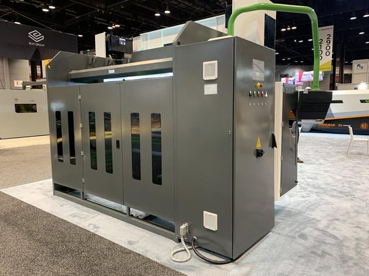 242 Ton, Ermak #EVO-4270-220, CNC hybrid press brake, 14' overall, 148.82" between housing, 10.83" stroke - Image 3