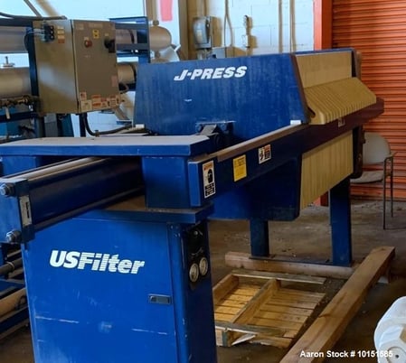 U.S. Filter #800G32-20-10DYLW, Filter J-Press, 135 sq.ft., 21" x 31" x 31" plates, 3,700 PSI Clamp, 2003 - Image 2