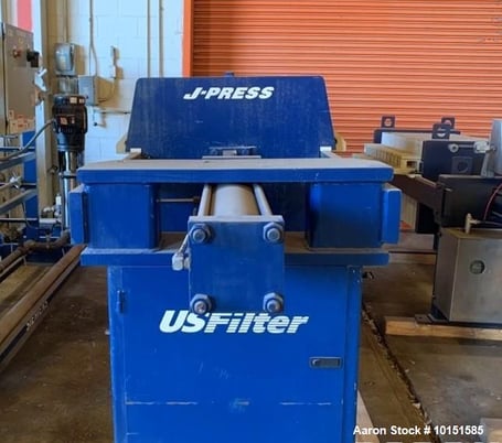 U.S. Filter #800G32-20-10DYLW, Filter J-Press, 135 sq.ft., 21" x 31" x 31" plates, 3,700 PSI Clamp, 2003 - Image 3