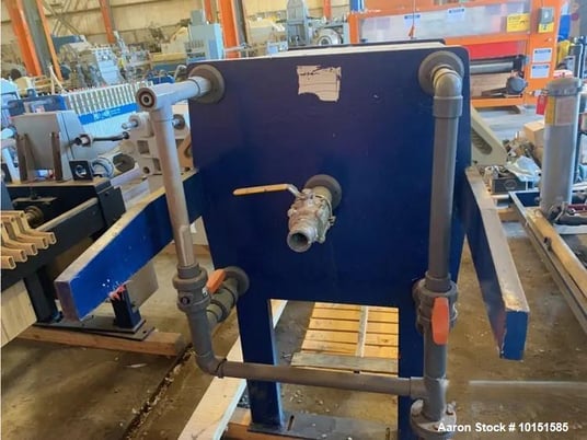 U.S. Filter #800G32-20-10DYLW, Filter J-Press, 135 sq.ft., 21" x 31" x 31" plates, 3,700 PSI Clamp, 2003 - Image 5