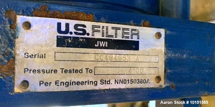 U.S. Filter #800G32-20-10DYLW, Filter J-Press, 135 sq.ft., 21" x 31" x 31" plates, 3,700 PSI Clamp, 2003 - Image 9