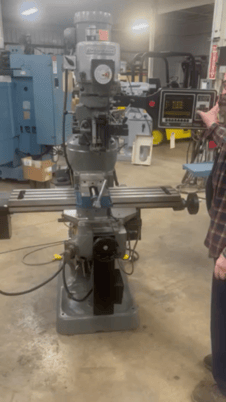 Bridgeport #2-J, Vertical CNC Trak Milling Machine, variable speed, - Image 2