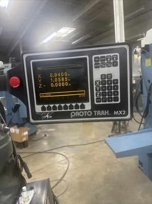 Bridgeport #2-J, Vertical CNC Trak Milling Machine, variable speed, - Image 7