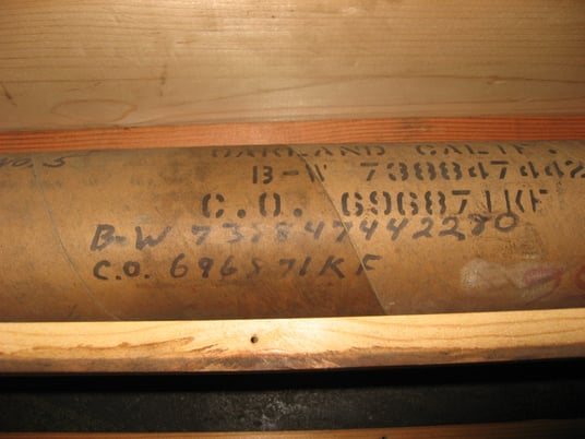 Babcock & Wilcox - Diamond Power, Sootblower Lance Tube Assembly, 10'-11.25" lengt, (2 available) - Image 3