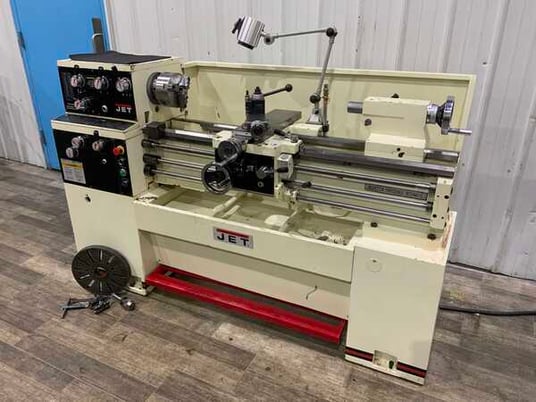 13" x 40" Jet #GH1340, Gap Bed Engine Lathe, 7.5" swing over cross slide, 19" swing in gap, 9-3/8" length of - Image 1