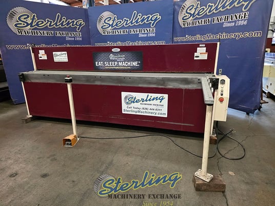10 gauge x 10' GMC #HS-1010MD, power squaring shear, 14-18 SPM, 24" front support arm, 18" throat, squaring - Image 2