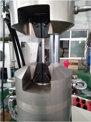 Frank Bacon #G-FB500KNHWG, 110 KIP (500kN) fatigue hydraulic wedge grips, 3000 psi, new - Image 1