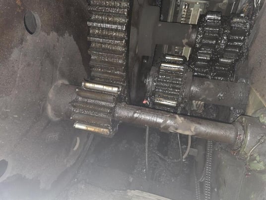 8' x 1/2" Bertsch #M-10152, initial pinch plate bending roll, 1975 - Image 5