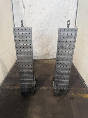 10" x 44" x 22" Drilled And Tapped Angle Plate Set - Image 1