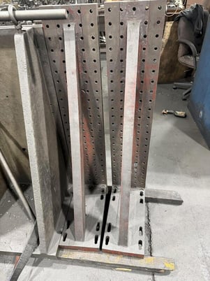 10" x 44" x 22" Drilled And Tapped Angle Plate Set - Image 3