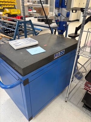 Faro #F04, portable coordinate measuring machine, granite table and PC, CAM2 Faro Arm - Image 2