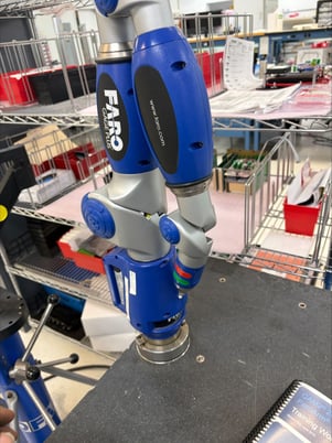 Faro #F04, portable coordinate measuring machine, granite table and PC, CAM2 Faro Arm - Image 4