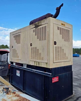 250 KW Caterpillar #3306, Diesel Generator Set, enclosed 500-gallon base fuel tank, 1800 RPM, 480 Volt, 950 - Image 2