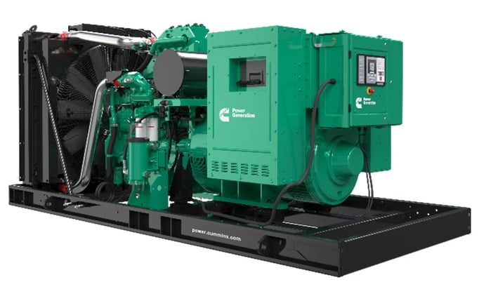 600 KW Cummins #C600D6E, Diesel Generator Set, S17 Centum Series Engine, 480 Volts - Image 1