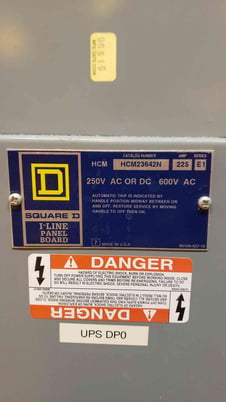 225 Amp. Square D #HC3264TS, I-Line Panelboard - Image 3