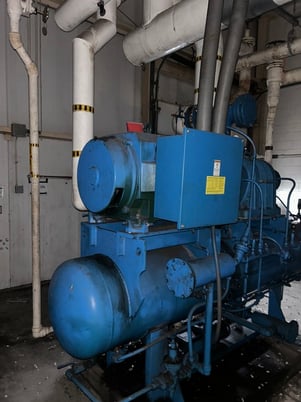 FES / GEA, Ammonia Screw Compressor Package, R-717, on skid, 2002 - Image 1