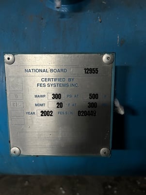 FES / GEA, Ammonia Screw Compressor Package, R-717, on skid, 2002 - Image 3