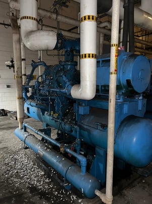 FES / GEA, Ammonia Screw Compressor Package, R-717, on skid, 2002 - Image 6