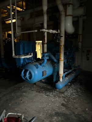 FES / GEA, Ammonia Screw Compressor Package, R-717, on skid, 2002 - Image 7