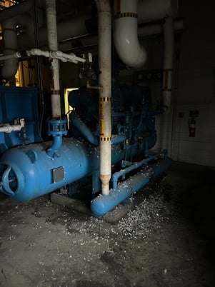 FES / GEA, Ammonia Screw Compressor Package, R-717, on skid, 2002 - Image 8