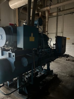 FES / GEA, Ammonia Screw Compressor Package, R-717, on skid, 2002 - Image 9