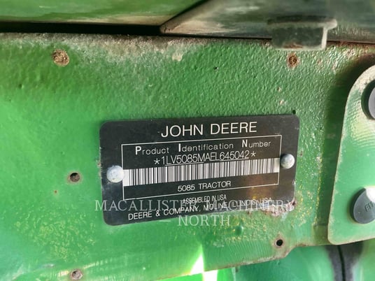 John Deere 5085M, Tractor, 1663 hours, S/N: 1LV5085MAEL645042, - Image 6