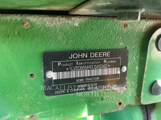John Deere 5085M, Tractor, 1663 hours, S/N: 1LV5085MAEL645042, - Image 8