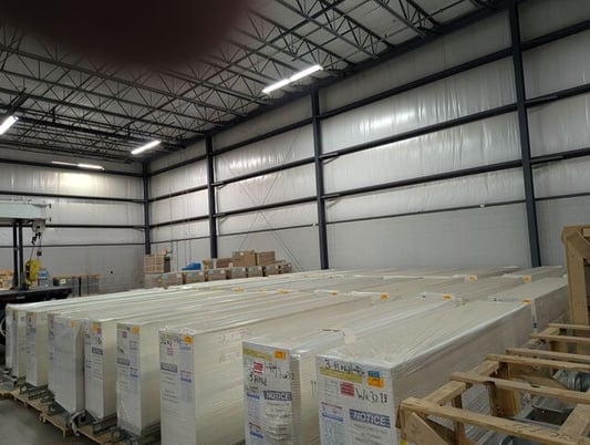 40 Ton, Daikin, complete split system condenser + air handlet (AHU), new, unused (10 available) - Image 5