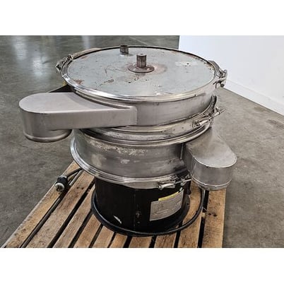 24" Kason #K24-1-SS, vibratory separator single deck screener, 1/3 HP motor, 460 V., 3-phase - Image 4