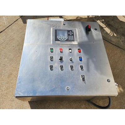 Flexicon, rear post bulk bag filler w/ powered roller conveyor - Image 3