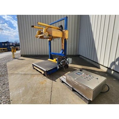 Flexicon, rear post bulk bag filler w/ powered roller conveyor - Image 4